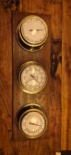Vintage Weerstation Set: Barometer, Hygrometer, Thermometer, Antiek en Kunst, Ophalen