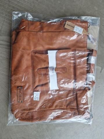 Bag2bag alte porto cognac lederen schoudertas  beschikbaar voor biedingen