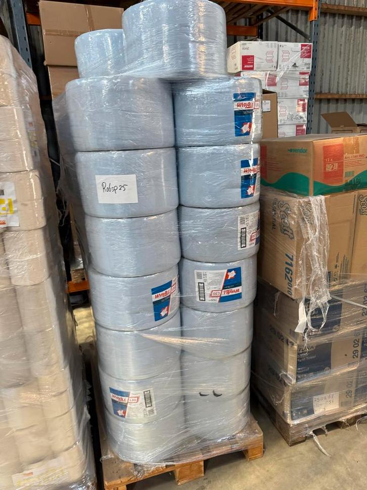 Partij van 13 pallets  Tork, Katrin, Vendor Scott wc papier, Diversen, Rommelmarktspullen, Ophalen of Verzenden