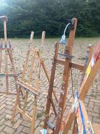 Schilder ezels inclusief verf, kwasten, Ophalen, Zo goed als nieuw