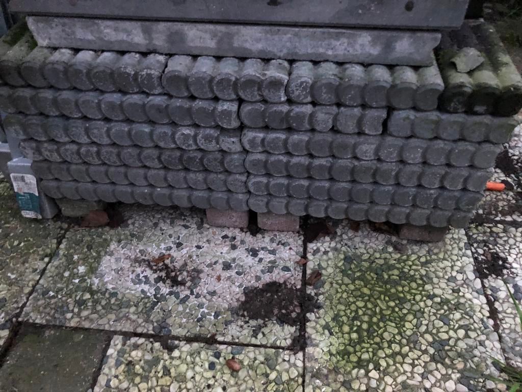 Opsluitbanden - Beton, Tuin en Terras, Bielzen en Borders, Gebruikt, Ophalen of Verzenden, Border, Beton