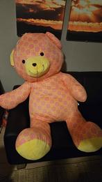 Grote gucci knuffelbeer (roze/geel), Kinderen en Baby's, Speelgoed | Knuffels en Pluche, Ophalen, Zo goed als nieuw, Overige typen