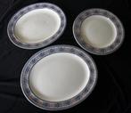 3  Wedgwood Lindisfarne Black and Tan Etruria schalen, Antiek en Kunst, Ophalen of Verzenden