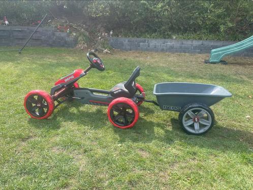 Berg skelter met aanhanger, Kinderen en Baby's, Speelgoed | Buiten | Skelters, Gebruikt, Berg, Met kar of aanhanger, Ophalen