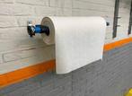 Papier rol houder met papier, Ophalen, Gebruikt, Minder dan 70 cm