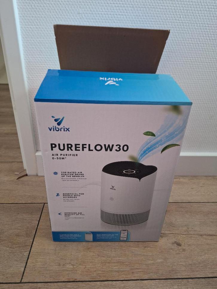 luchtreiniger Vibrix pureflow 30, Witgoed en Apparatuur, Luchtbehandelingsapparatuur, Zo goed als nieuw, Luchtreiniger, Ophalen