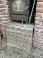 GRATIS afhalen - 17 Tegels 40 x 60 x 4 - Odiliapeel (Uden), Ophalen, Gebruikt, Beton, Terrastegels