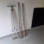 DRIEPOOT HENGELSTEUN EN 2 HEAVY FEEDERS, Watersport en Boten, Hengelsport | Zeevissen, Ophalen, Zo goed als nieuw, Complete set