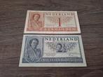 Setje muntbiljetten 1 en 2,5 gulden Juliana, 1949, Ophalen of Verzenden