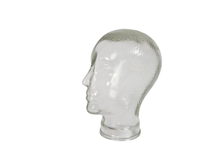 Piero Fornasetti stijl - Mannequin - glazen hoofd, Antiek en Kunst, Antiek | Glas en Kristal, Ophalen of Verzenden