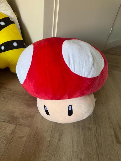 Grote paddenstoel knuffel (Mario), Kinderen en Baby's, Speelgoed | Knuffels en Pluche, Nieuw, Overige typen, Ophalen