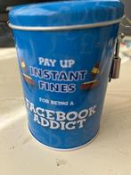 Spaarpot - FB ( verzamel object ), Verzenden, Zo goed als nieuw, Metaal of Blik, Overige thema's