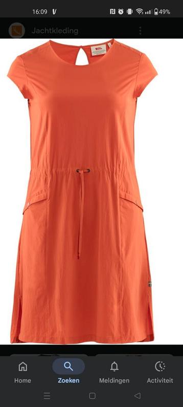Fjällräven jurk High coast lite in koraalroze / oranje  beschikbaar voor biedingen