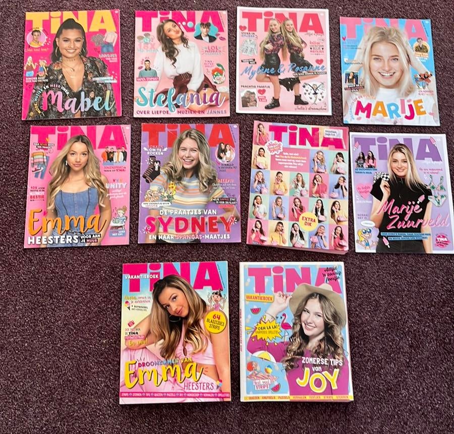 10x Tina, Ophalen of Verzenden, Gelezen, Muziek, Film of Tv