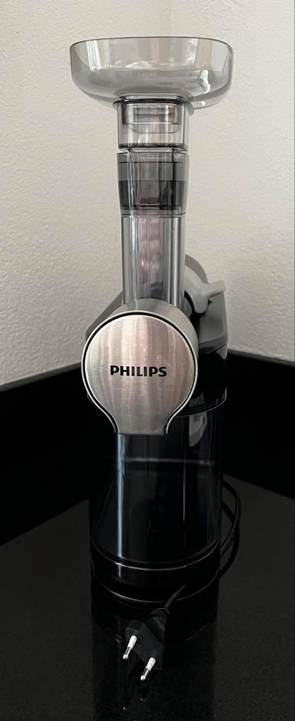 Philips Avance-Slowjuicer HR1946 zwart, Witgoed en Apparatuur, Juicers, Zo goed als nieuw, Slowjuicer, Ophalen of Verzenden