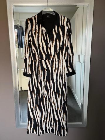 Jurk K design, zwart, bruin, beige, Maat M beschikbaar voor biedingen