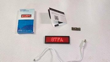 Klein programmeerbaar LED-schermpje bluetooth android app beschikbaar voor biedingen