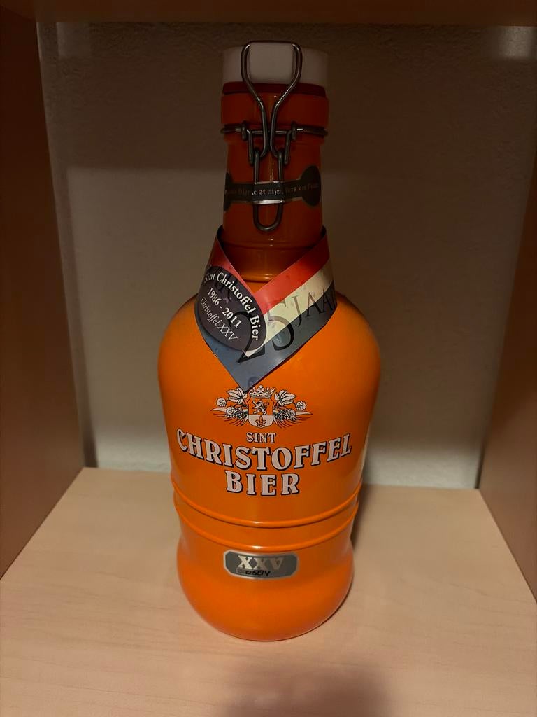 Sint Christoffel Bier XXL Fles - Limited Edition, Ophalen of Verzenden, Zo goed als nieuw, Overige typen