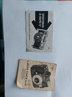 Foto camera instructie boekjes oud, Audio, Tv en Foto, Fotocamera's Analoog, Ophalen of Verzenden