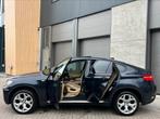 Luxe BMW X6 35i 3.0 SUV 4X4 306PK High Executive/Dak/Leer!, Auto's, BMW, Automaat, Zwart, Blauw, Bedrijf
