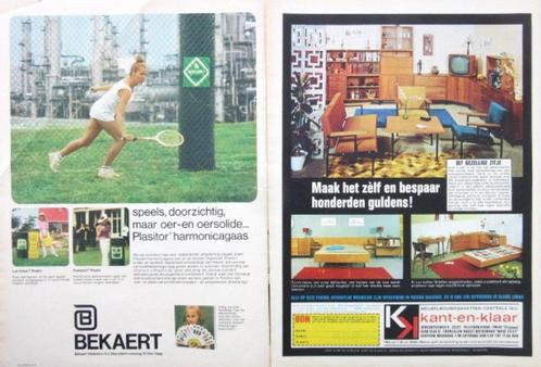 9 vintage advertenties reclames huisproducten 69-70 hekken, Verzamelen, Merken en Reclamevoorwerpen, Gebruikt, Overige typen, Verzenden