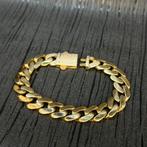 14k gouden armband cuban schakel italy, Ophalen of Verzenden, Nieuw, Goud