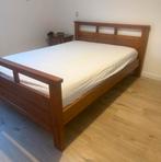 Ledikant met matras 140x200, Huis en Inrichting, Slaapkamer | Bedden, Ophalen, Gebruikt, Tweepersoons, 140 cm