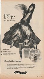 retro reclame 1964 Myrurgia Maja schoonheid & fantasie, Verzamelen, Verzenden, Overige typen