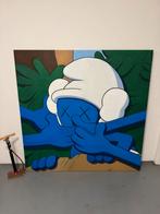 Tof popart schilderij (KAWS-stijl) – 150x150 cm, Antiek en Kunst, Ophalen