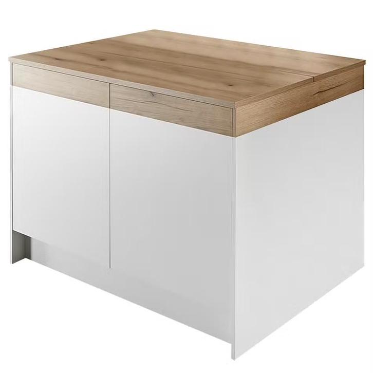Kookeiland Saleux van Home24 - 2 jaar oud!, Huis en Inrichting, Keuken | Keukenelementen, Gebruikt, Minder dan 100 cm, 50 tot 100 cm