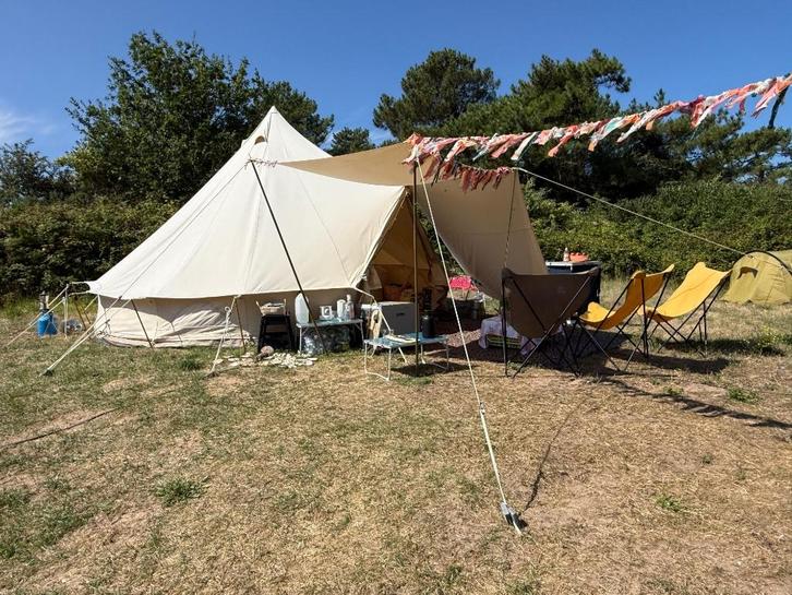 Canvascamp Sibley Bell Pro Tech 500 Tipi Tent, Caravans en Kamperen, Tenten, tot en met 5, Gebruikt, Ophalen