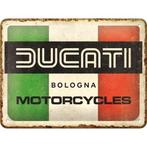 Ducati Bologne Motorcycles relief reclamebord van metaal