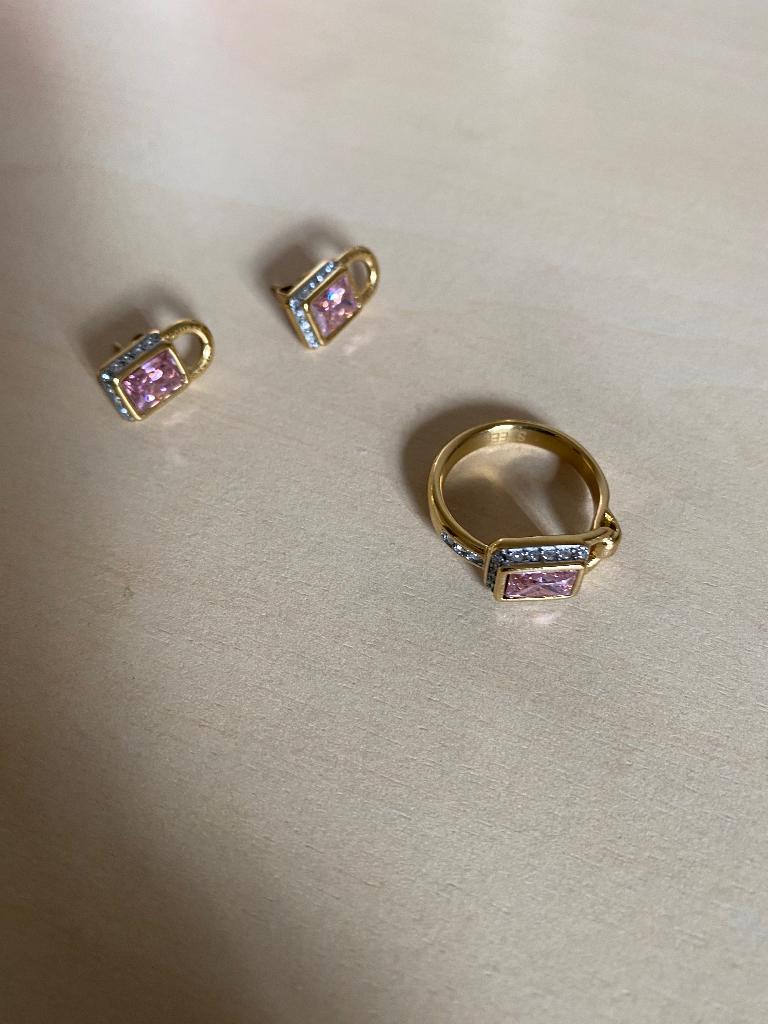 Guess compleet set sieraden, Verstelbaar, Verzenden, Zo goed als nieuw, Goud