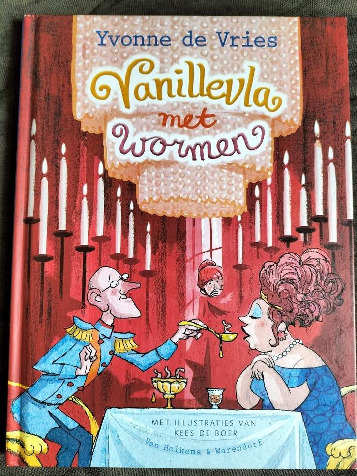 Yvonne de Vries - Vanillevla met wormen, Boeken, Kinderboeken | Jeugd | onder 10 jaar, Zo goed als nieuw, Fictie algemeen, Ophalen of Verzenden