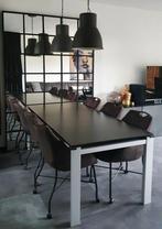 Uitschuifbare Trespa tafel, Huis en Inrichting, Ophalen, Overige materialen, 150 tot 200 cm, 200 cm of meer