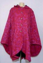 Cyclaamroze "Gothic" cape kostuum met borduurwerk van ART, Maat 38/40 (M), Roze, Zo goed als nieuw, Verzenden