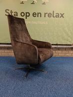 Elektrische relax fauteuil Prominent als nieuw op accu 🔋, Ophalen of Verzenden, Zo goed als nieuw, Stof, 50 tot 75 cm