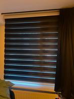 2x Zwarte Duo Rolgordijnen, Huis en Inrichting, Stoffering | Gordijnen en Lamellen, Ophalen, Zwart, 150 tot 200 cm, Zo goed als nieuw