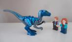 Jurassic World Park Dinosaurus Velociraptor raptor grijsblau, Kinderen en Baby's, Speelgoed | Actiefiguren, Ophalen of Verzenden