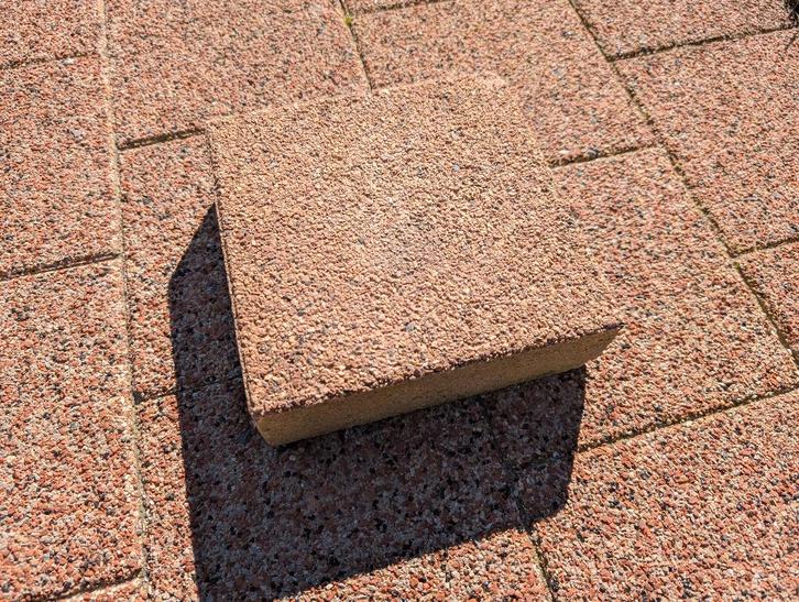 ~65m2 MBI GeoColor 20x20x6cm kleur zie foto's, Tuin en Terras, Tegels en Klinkers, Gebruikt, Terrastegels, Beton, 10 m² of meer