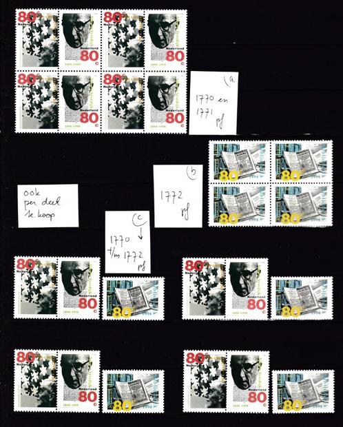8747) Nederland 1770 1771 1772 gecombineerde uitgifte 1998, Postzegels en Munten, Postzegels | Nederland, Ophalen of Verzenden