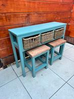 Sidetable& Krukjes mooie combi advertenties!!, Huis en Inrichting, Tafels | Sidetables, 100 tot 150 cm, Ophalen of Verzenden, Zo goed als nieuw