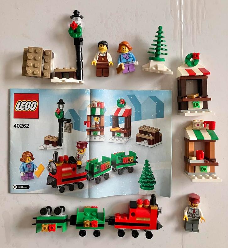 Lego kerst trein, Kinderen en Baby's, Speelgoed | Duplo en Lego, Zo goed als nieuw, Lego, Complete set, Ophalen