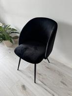 Velvet Dining Chairs – Set of 2, Ophalen, Zo goed als nieuw, Zwart