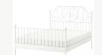 metalen bedombouw "Ikea", Huis en Inrichting, Slaapkamer | Bedden, Ophalen, Gebruikt, 90 cm, Eenpersoons