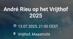 Ticket André Rieu Maastricht 13/07/2025, Tickets en Kaartjes, Eén persoon, Juli