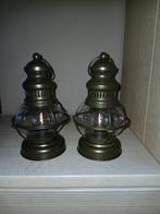 Set van 2 decoratieve lantaarns, Ophalen, Zo goed als nieuw, Glas, Minder dan 100 cm