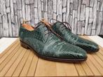 Van Bommel groen geklede herenschoenen - Maat 42 (8), Overige kleuren, Verzenden, Van Bommel, Gedragen