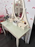 Make-up tafel met spiegel ikea Hemnes, Minder dan 50 cm, Verzenden, Minder dan 100 cm, Glas