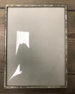 Grote vintage fotolijst ingelegd , bol glas, Antiek en Kunst, Ophalen of Verzenden